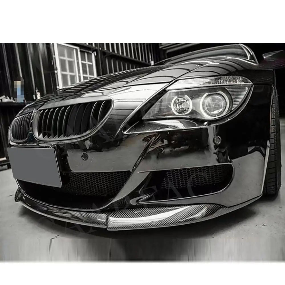 For BMW 6 Series E63 E64 Carbon Fiber Front Bumper Lip M6