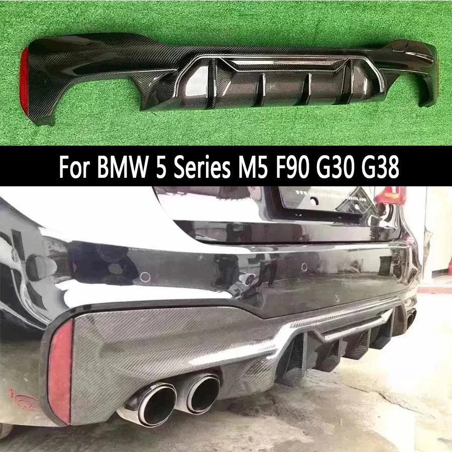 For BMW 5 Series M5 F90 G30 G38 540I 530 Carbon Fiber Back Lip