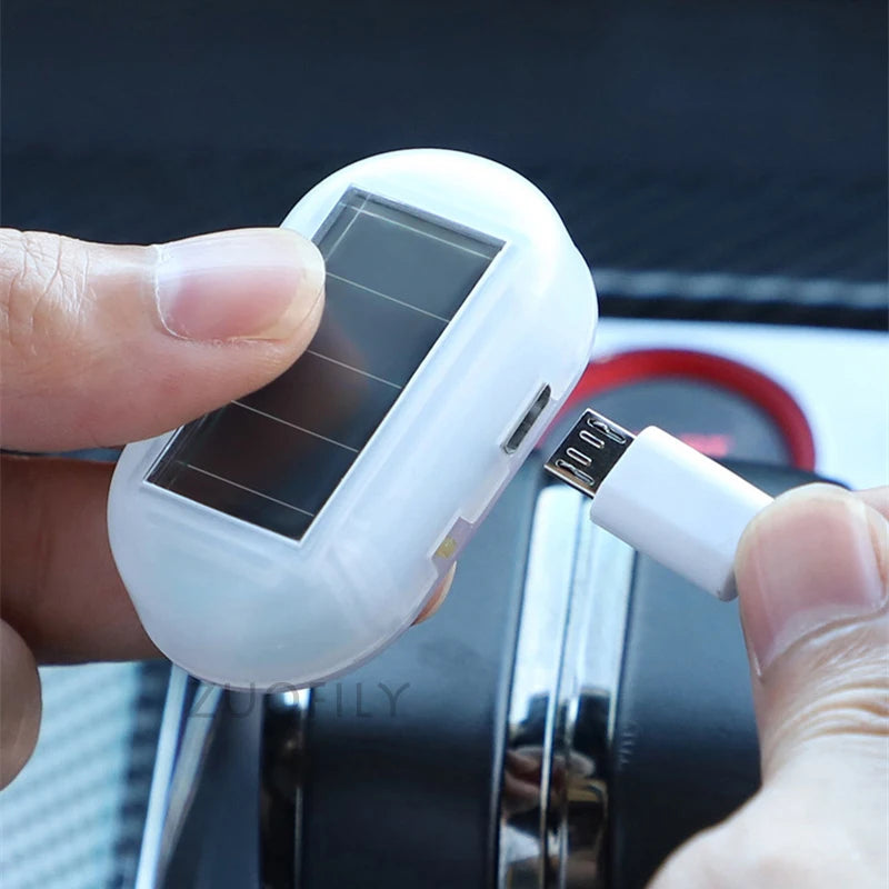 Solar Powered Fake Security Dummy Alarm Automobile Wireless