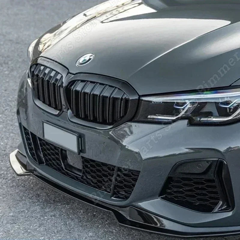 For BMW G20 G21 M Pack 3PCS Mp Front Bumper Lip Splitter Spoiler