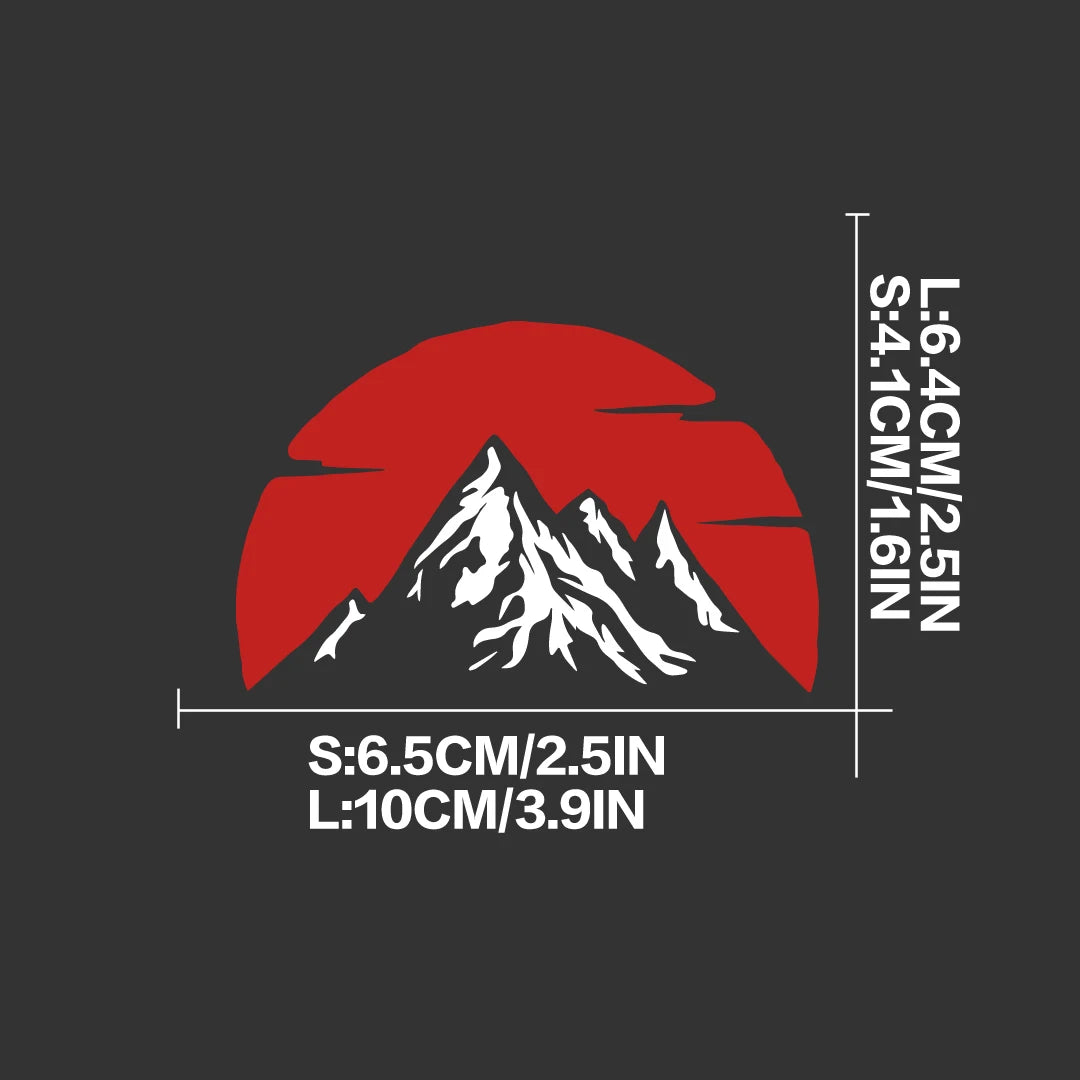 Jdm Modified Sun Sticker Notebook Water Bottle Van SUV