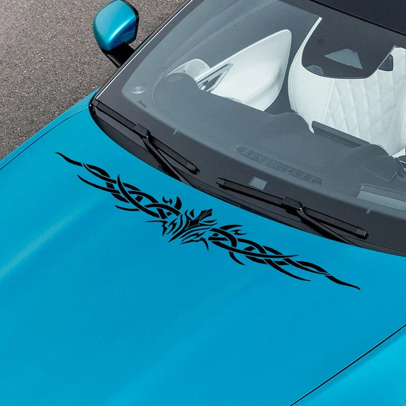 For Auto Waterproof Angel Wings Totem Sticker Line Stitching