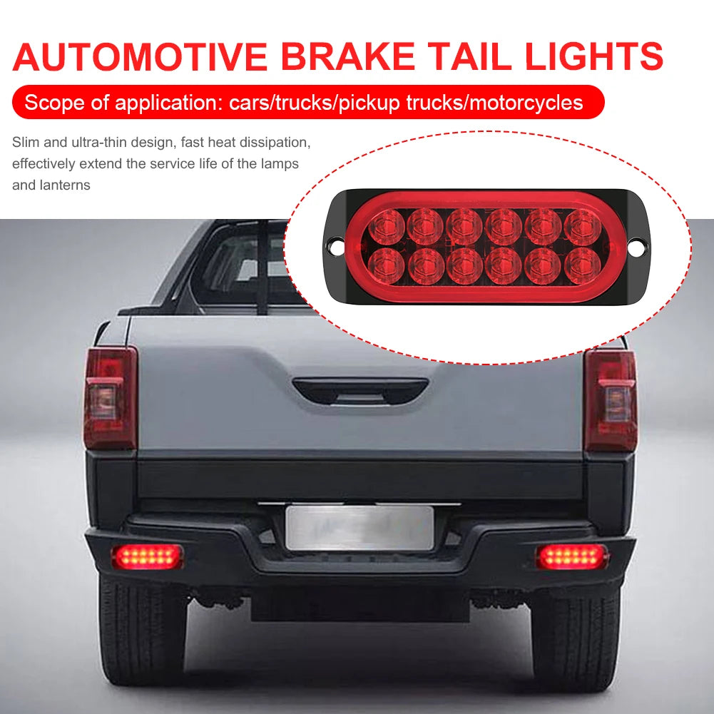 For Auto Lorry Dc 12-24v Strobe Warning 12W Breakdown Emergency