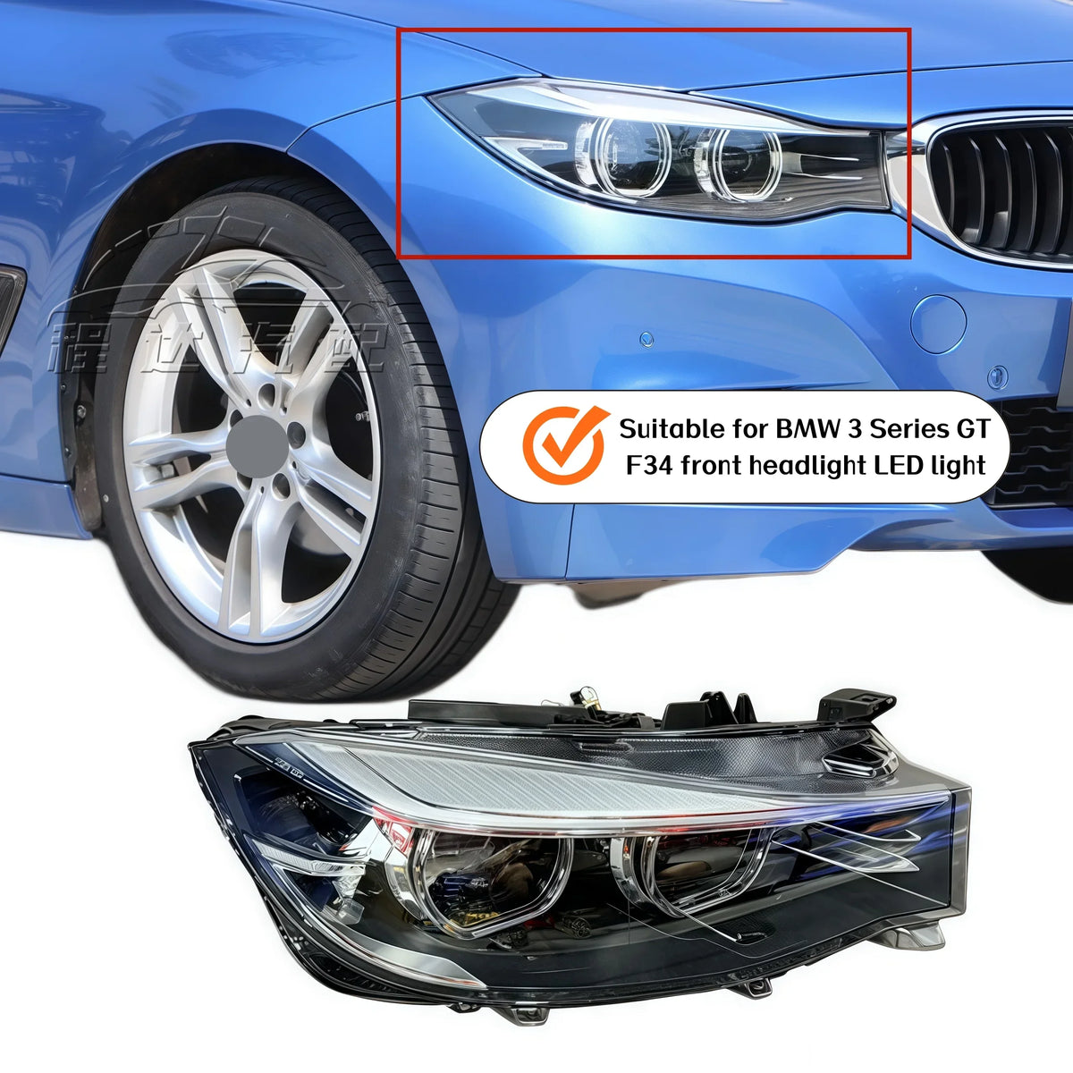 For 3 Series Gt F34 2013-2016 Premium Oem Replacement Xenon