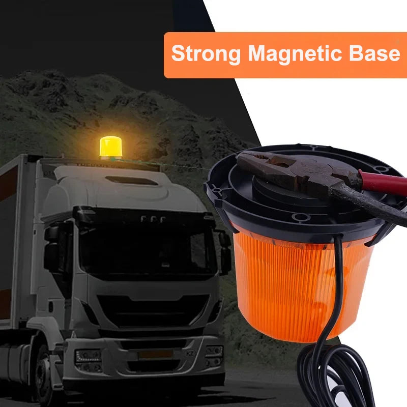 For Vehicles Strobe Rotating Flashing Safety Warning Emergency