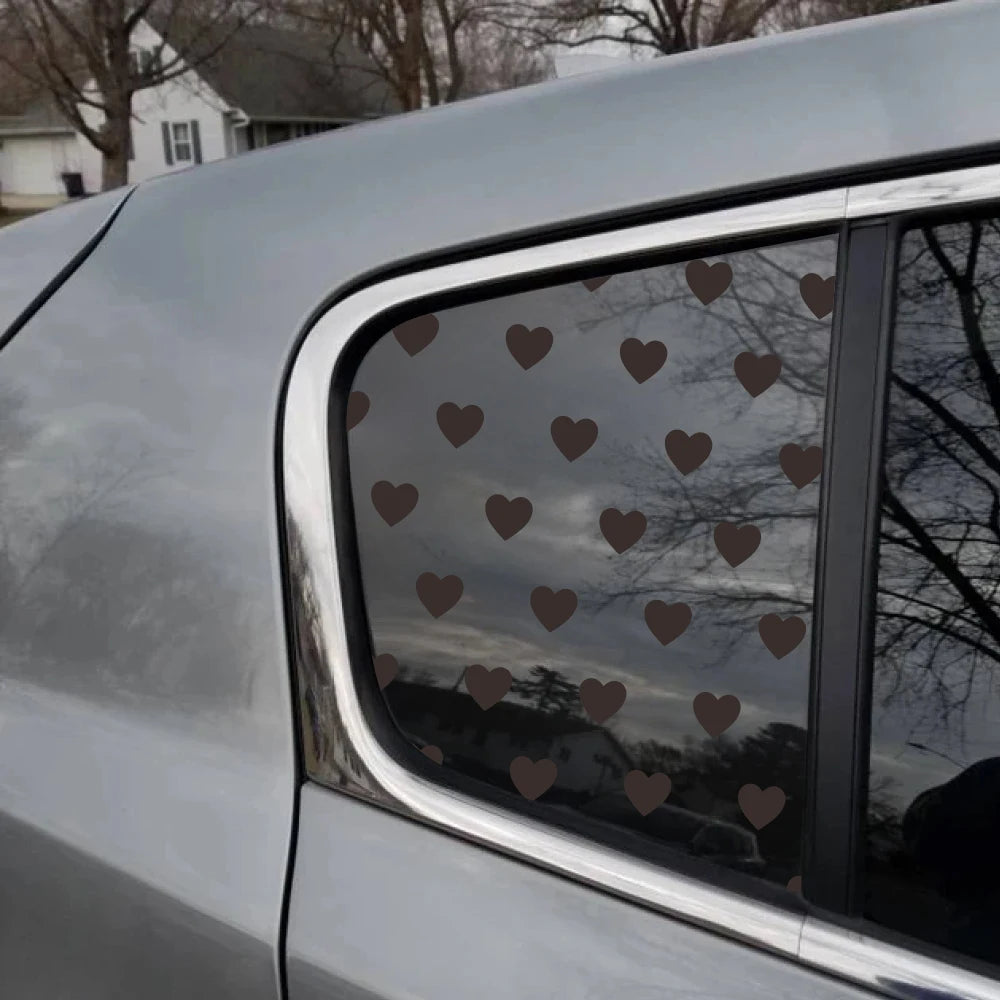 For Most Vehicles Decoration Die Cutting 72PCS Love Quarter