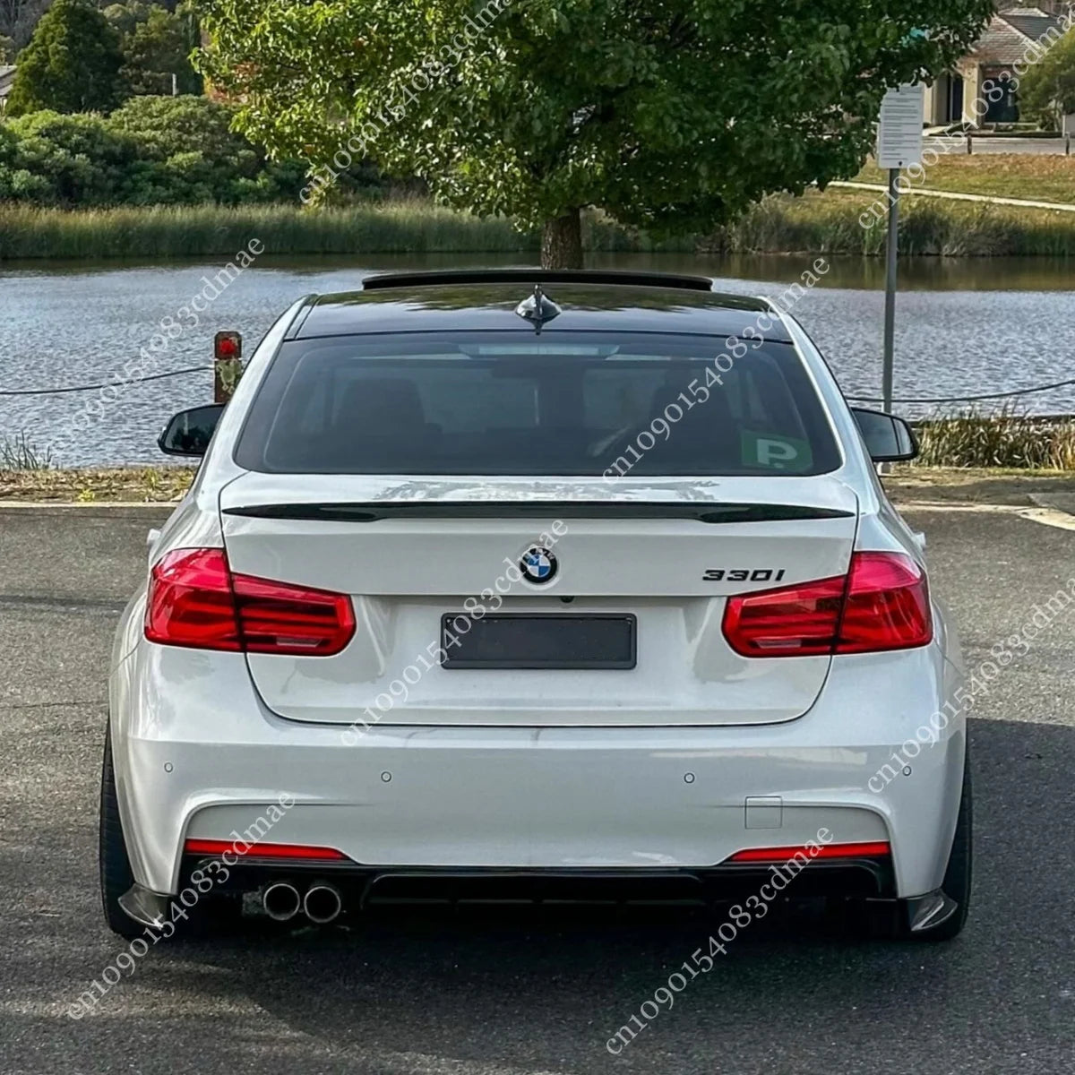For BMW 3 Series F30 F31 Rear Bumper Diffuser Sport 2012-2018