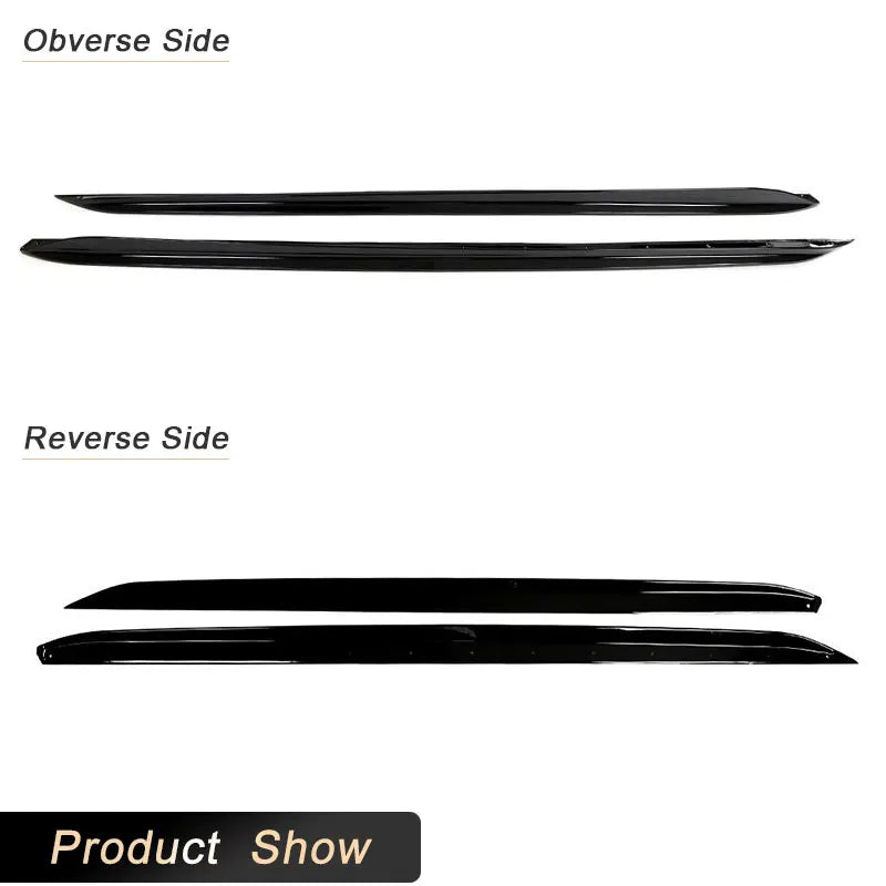 For BMW 3 Series G20 Lci ABS Gloss Black Side Skirts Extensions