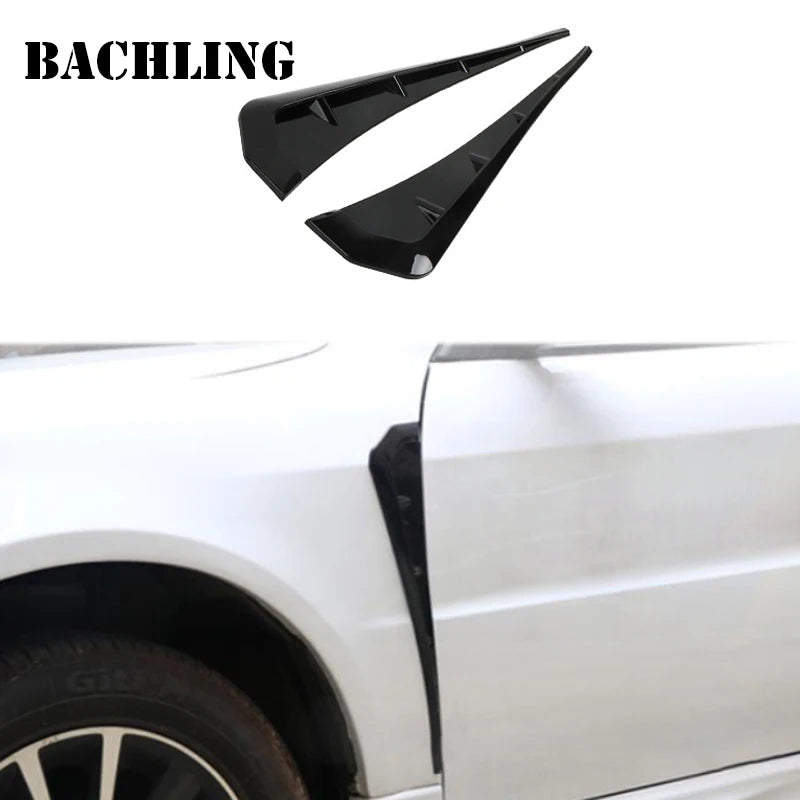 Side Fender Wing Air Vent Hood Intake Cover Moulding