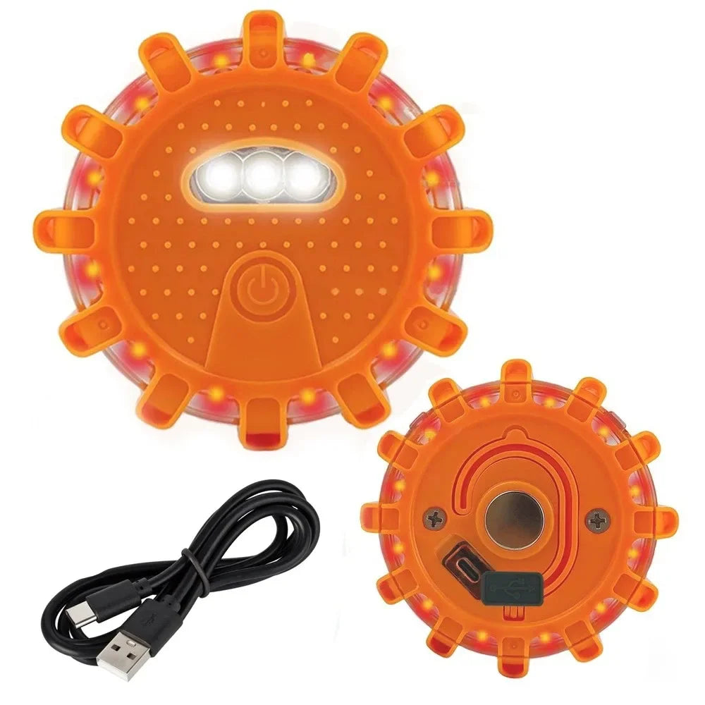 For Vehicle Road Emergency Warning Strobe Safety Magnetic