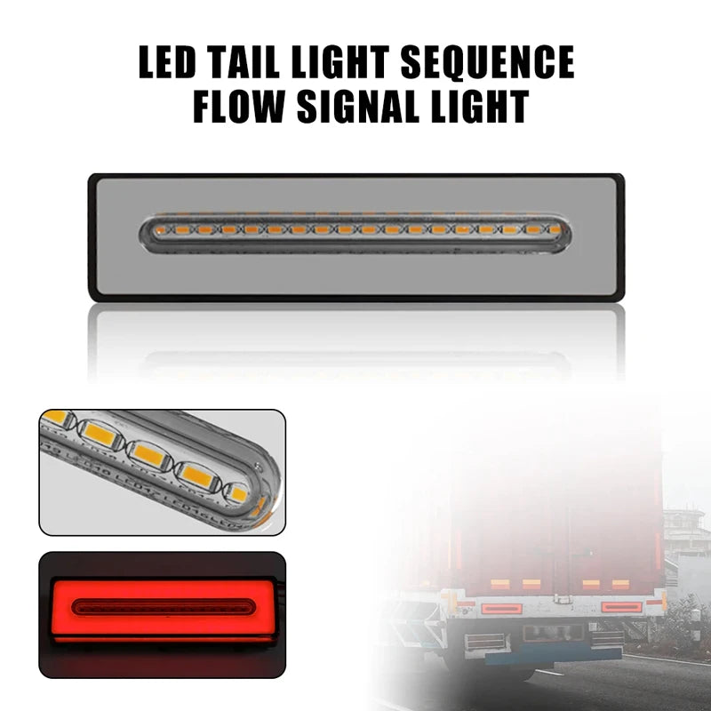 Rear Turn Signal Indicators Stop Cars Trucks Trailers Brake