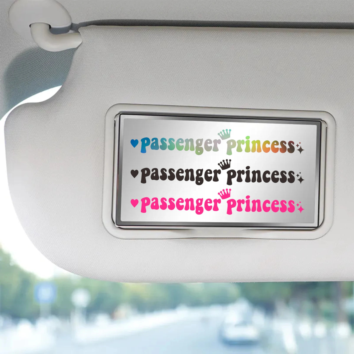 Sticker Passenger Princess Funny Creative Stickers Rearview
