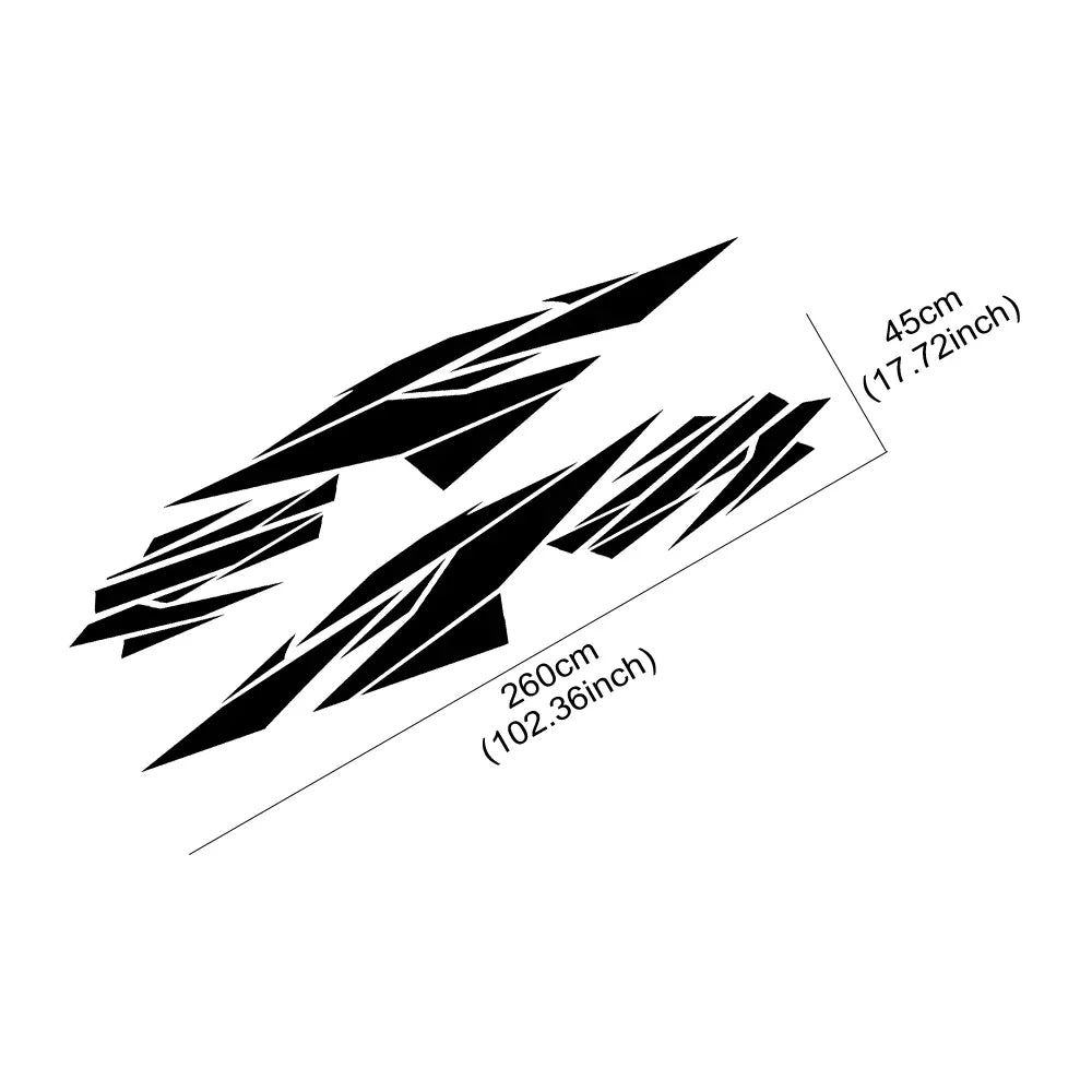 Side Stickers Personalized Graphic Design Vinyl Waterproof