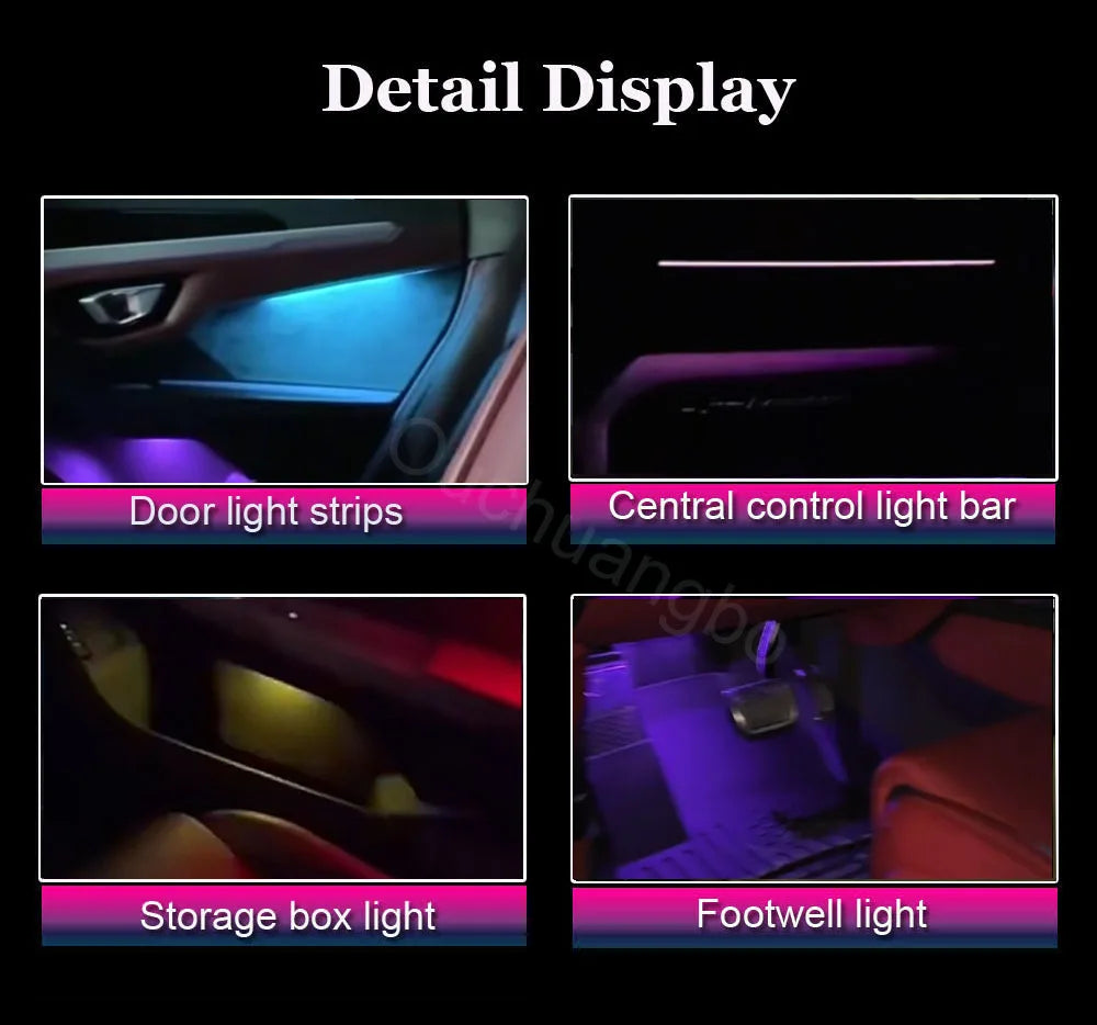 For Urus Interior Atmosphere Lamp Strip Ouchuangbo Ambient