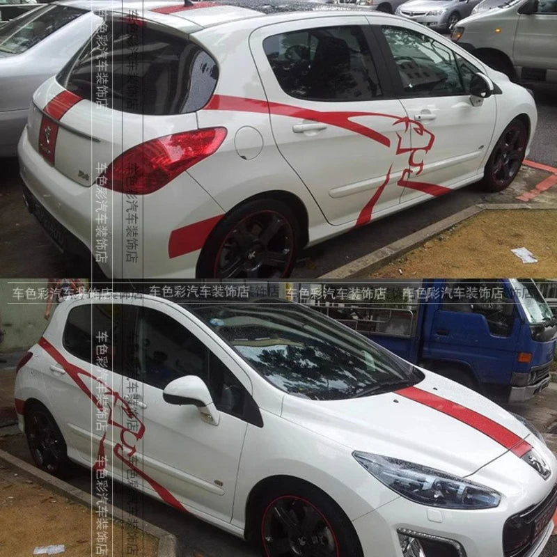 For Peugeot 206 207 307 308 Vinyl Sticker 405 508 Body