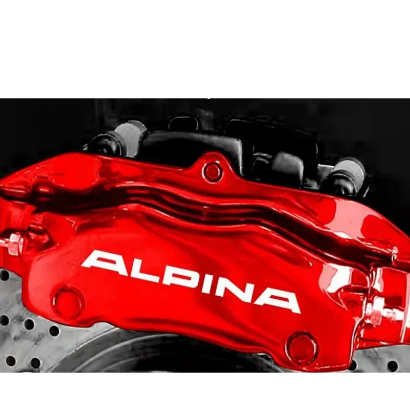 For Alpina Heat Resistant 6PCS Set Sizes Custom Caliper Sticker