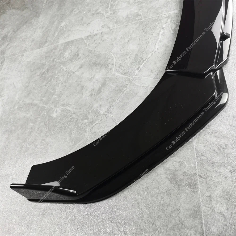 For BMW F10 F11 Lci 3PCS Front Bumper Lip Spoiler Splitter