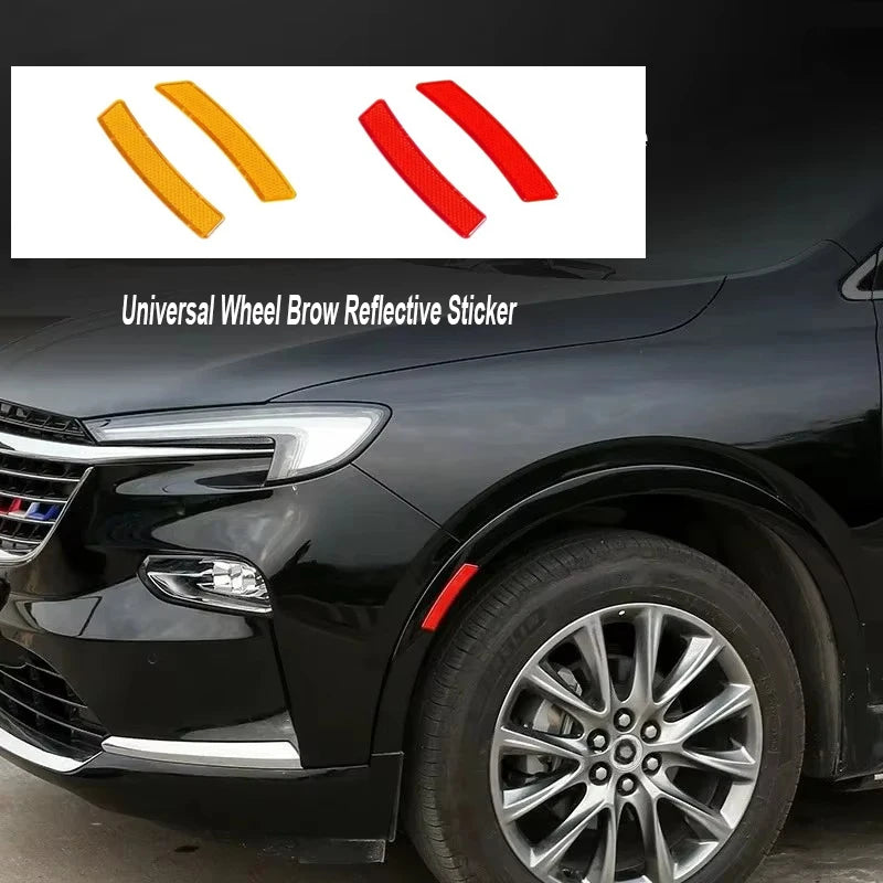 Wheel Brow Reflective Sticker Front Bar Body Warning SUV