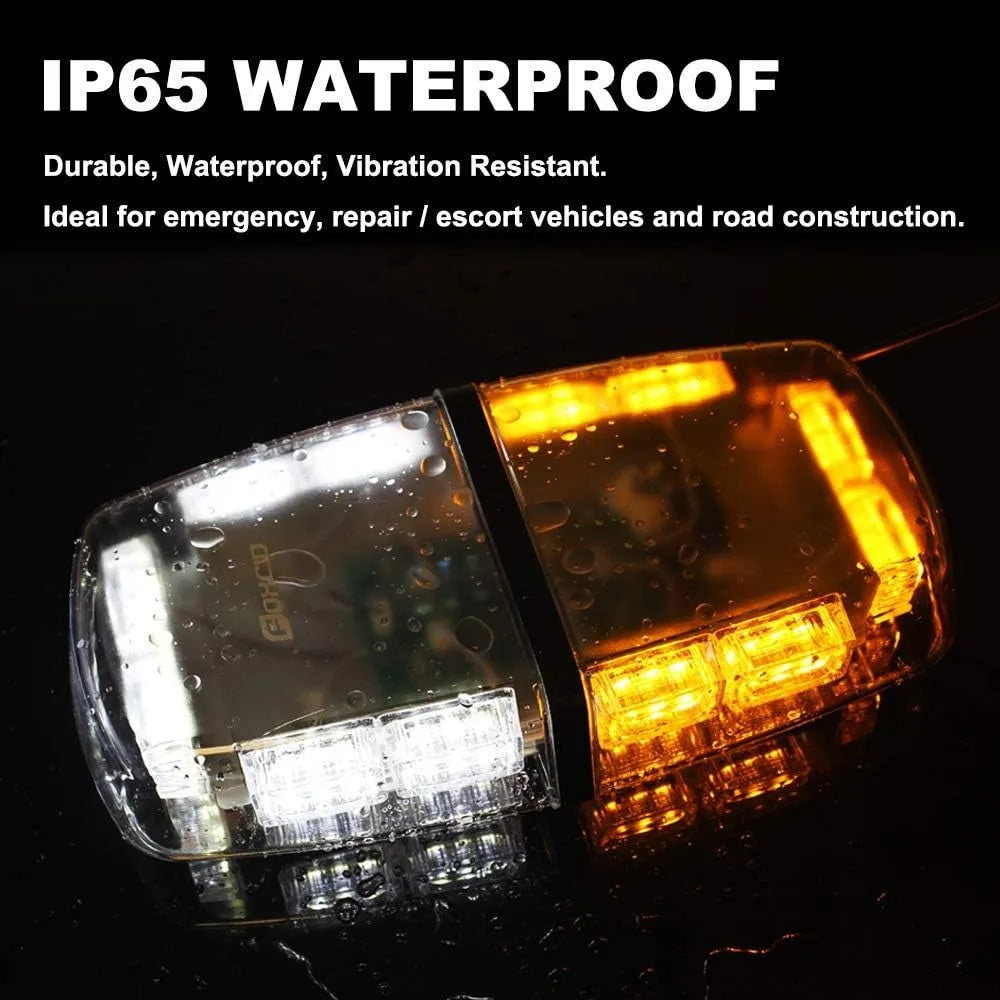 For Plow Or Tow 12 Watts Emergency Hazard Warning Security Roof