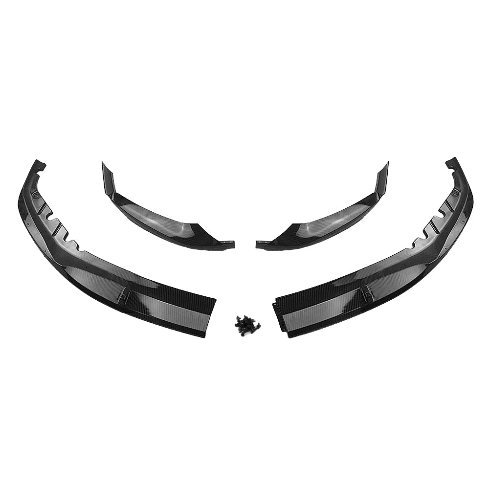For BMW 5 Series G30 G31 Gloss Black Carbon Fiber Look Front