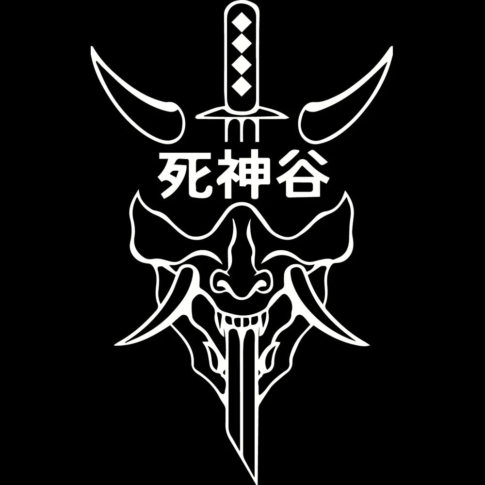 Design Shinigami Valley Japanese Sticker Devil Waterproof