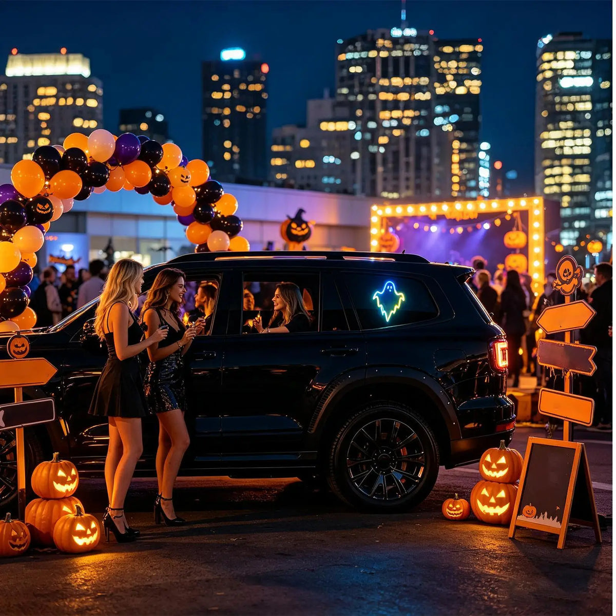 Solar Nighttime Halloween Atmosphere Fun Lighting