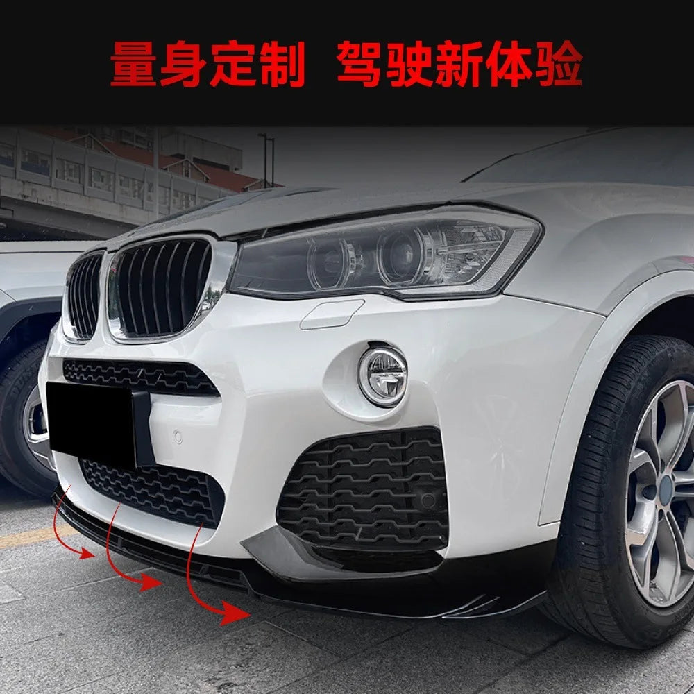 For BMW X3 F25 X4 F26 Lci M Sport 2014-2017 Front Lip Chin
