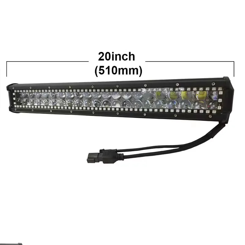 For Pickup ATV Utv Greenshuo Chasing Halo Multi Color 126W Inch