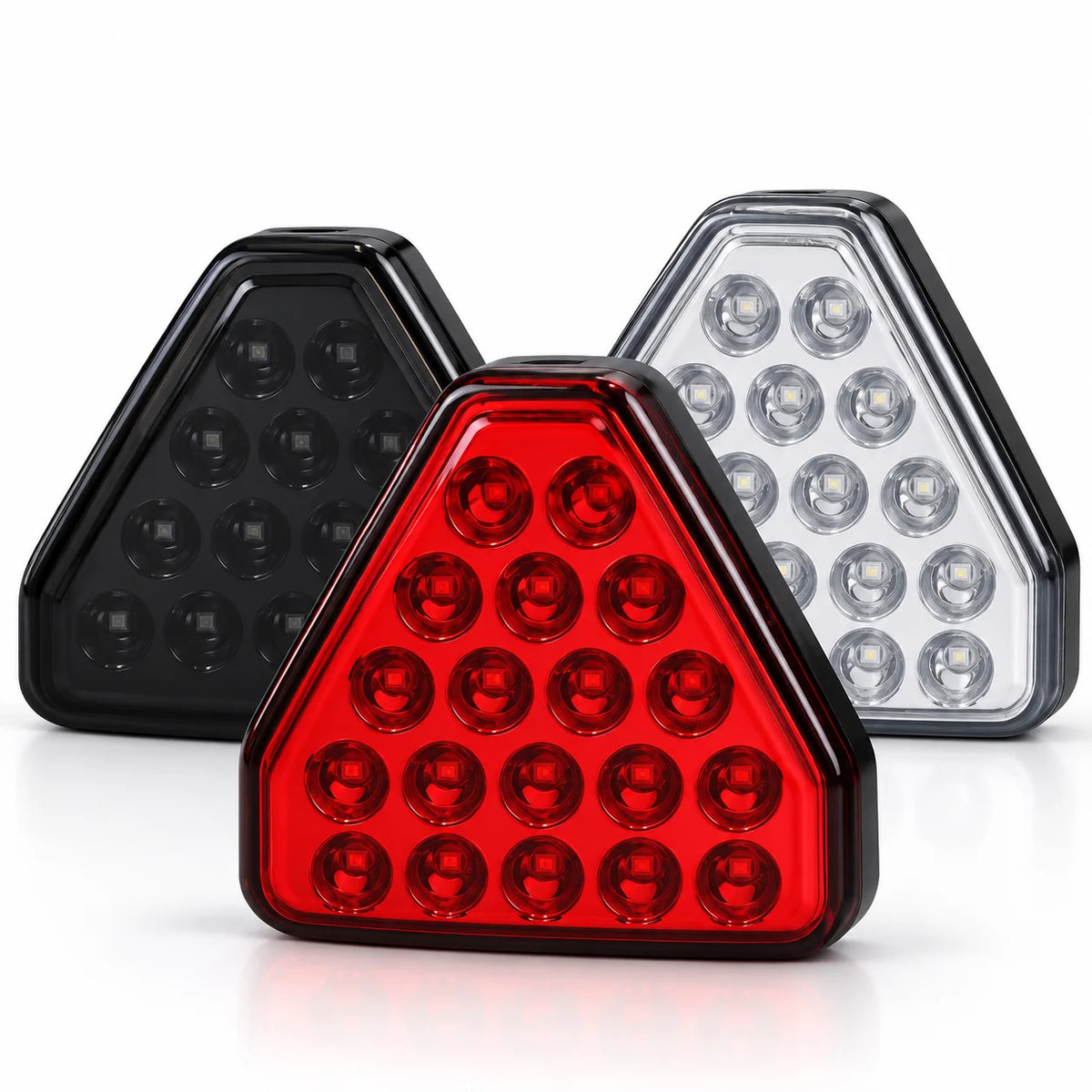 12V F1 Triangle Red 3RD Rear Bumper Tail Stop