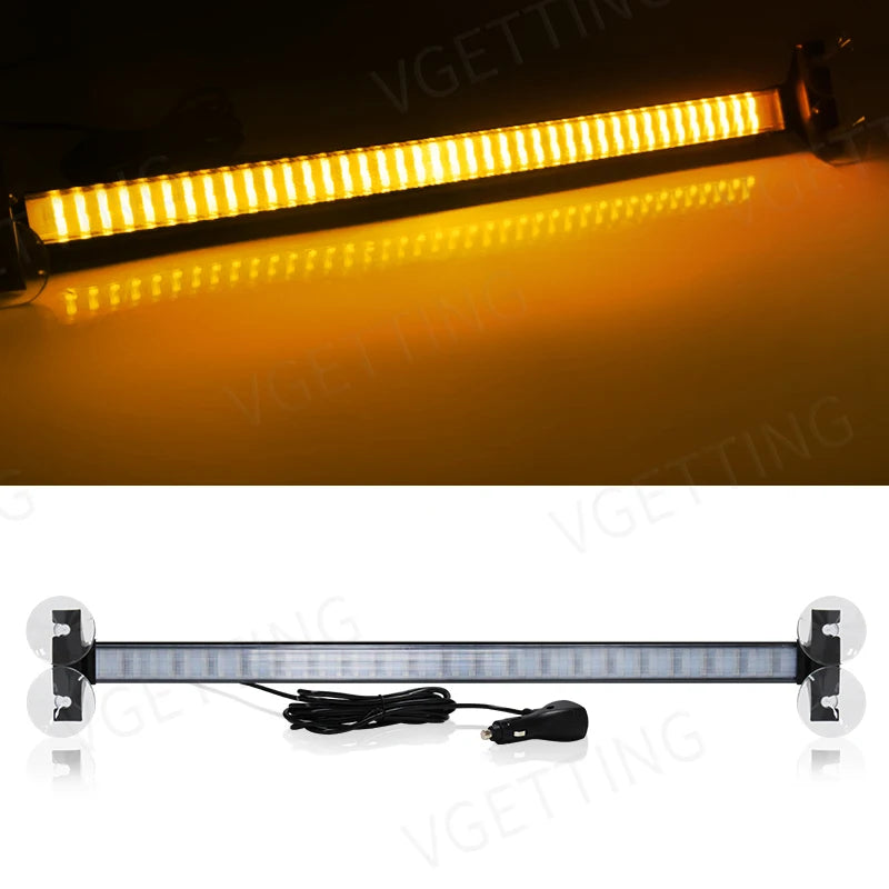 Safety Grill Warning Strobe Bright Windshield Bar Traffic Advisor