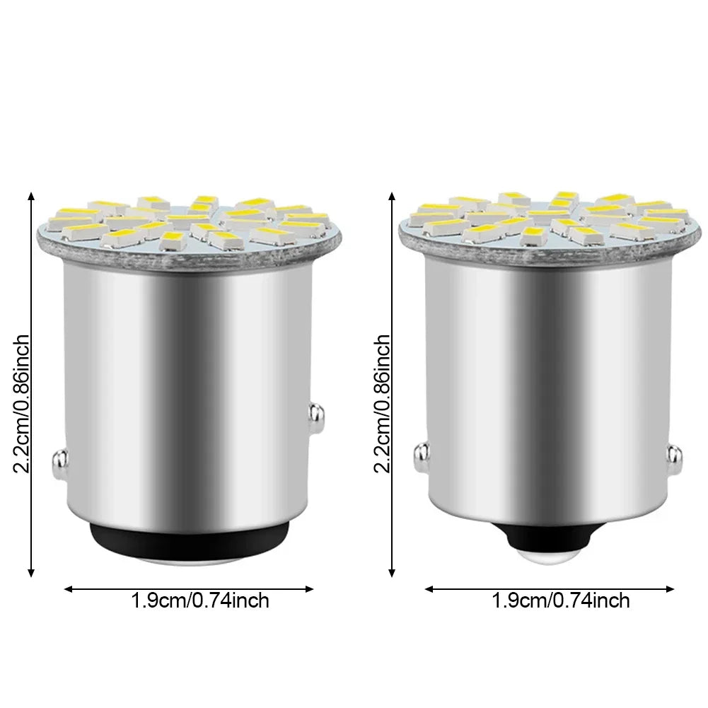 Bulbs Turn Signal 12V 7000K White Reverse Backup Parking