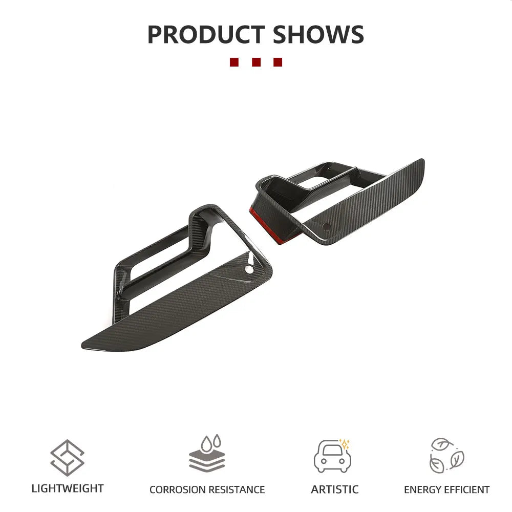 For BMW F90 M5 Lci 2021-2023 Prepreg Dry Carbon Front Fog Air