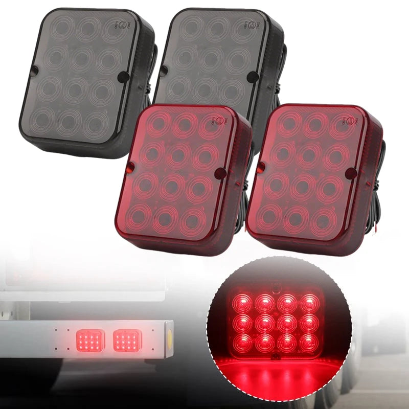 Waterproof 12 Rear Tail Fog E11 Driving Safety Warning