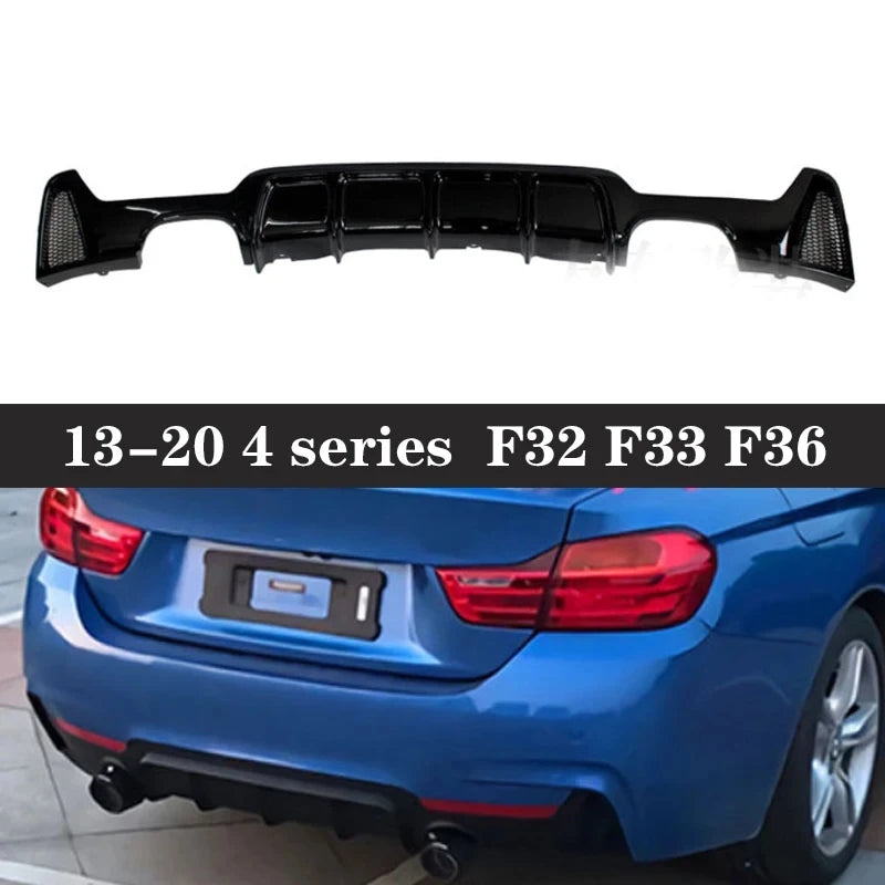 For BMW 4 Series F32 F33 F36 Upgrade Carbon Fiber Rear Bumper