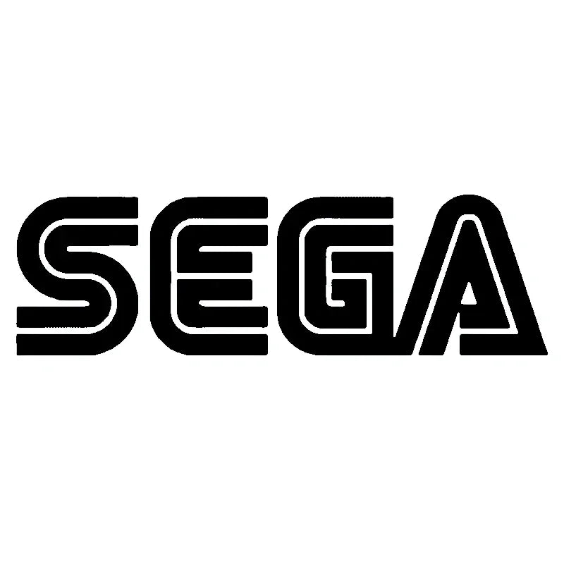For Sega Letter Waterproof Sunscreen Vinyl Creative Sticker