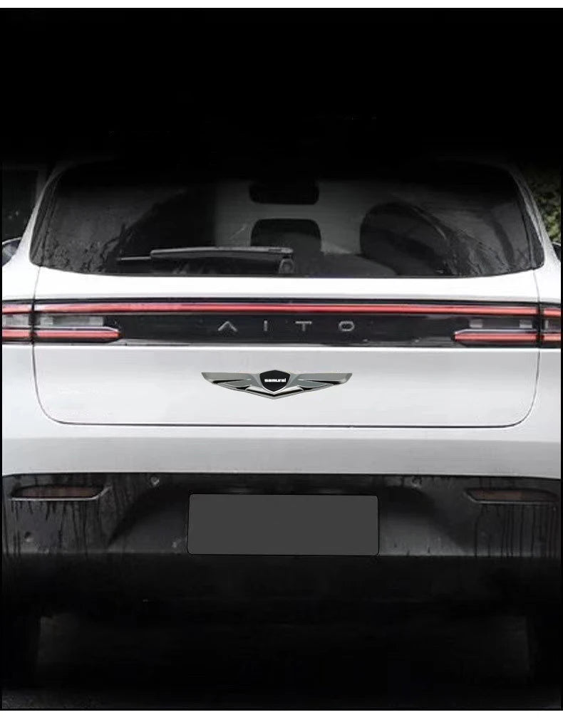 For Suzuki Samurai Modification Stickers 3D Metal Badge Hood