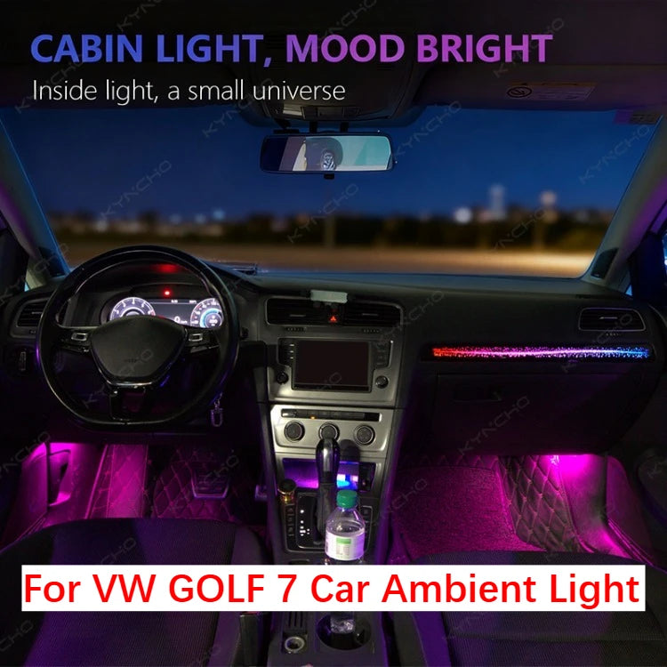 For VW Golf 7 MK7 MK7.5 Kyncho Suitable Ambient Lighting Models