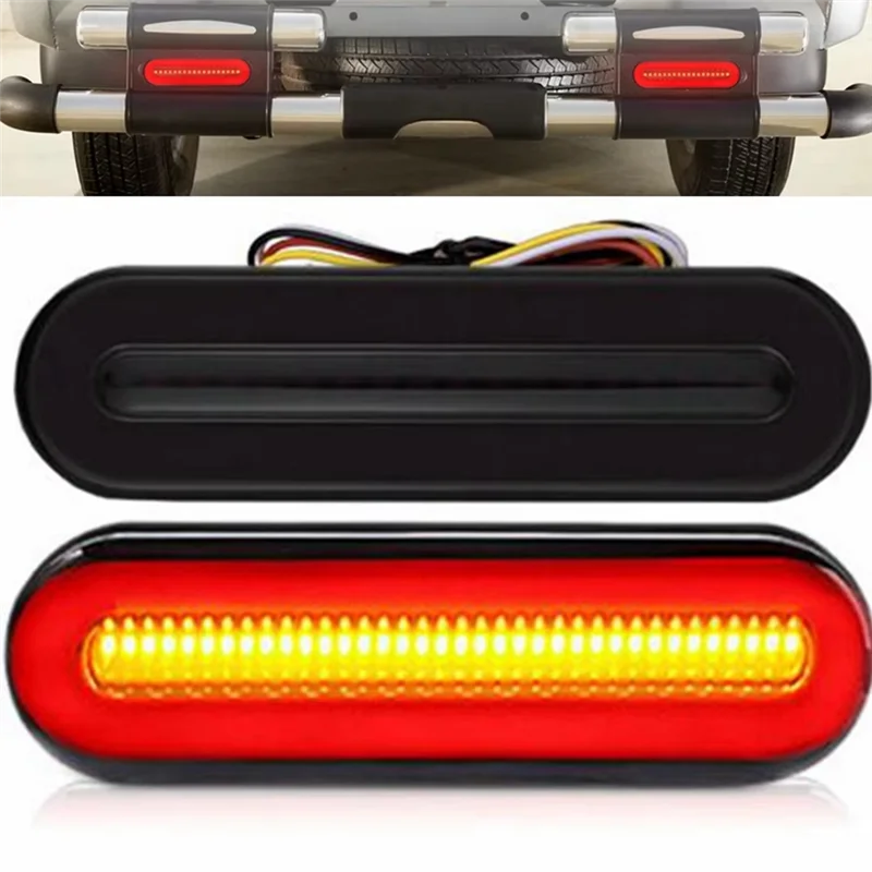 Summer Flowing Turn Signal Lamps 2PCS Tail Brake Cars