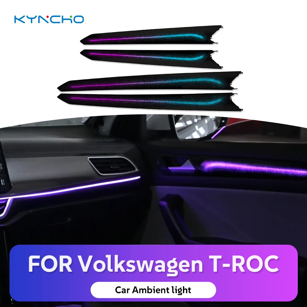 For Volkswagen T Roc Ambient Upgrade Color Multi Function