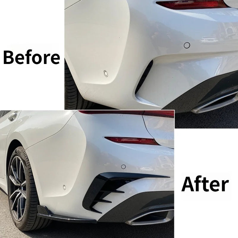 Rear Side Air Splitter Trim Fits BMW Series G20