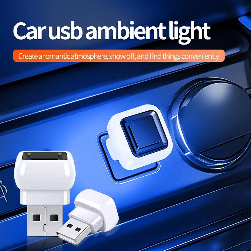 Ambient Lighting Interior MINI USB Atmosphere Plug Play Portable