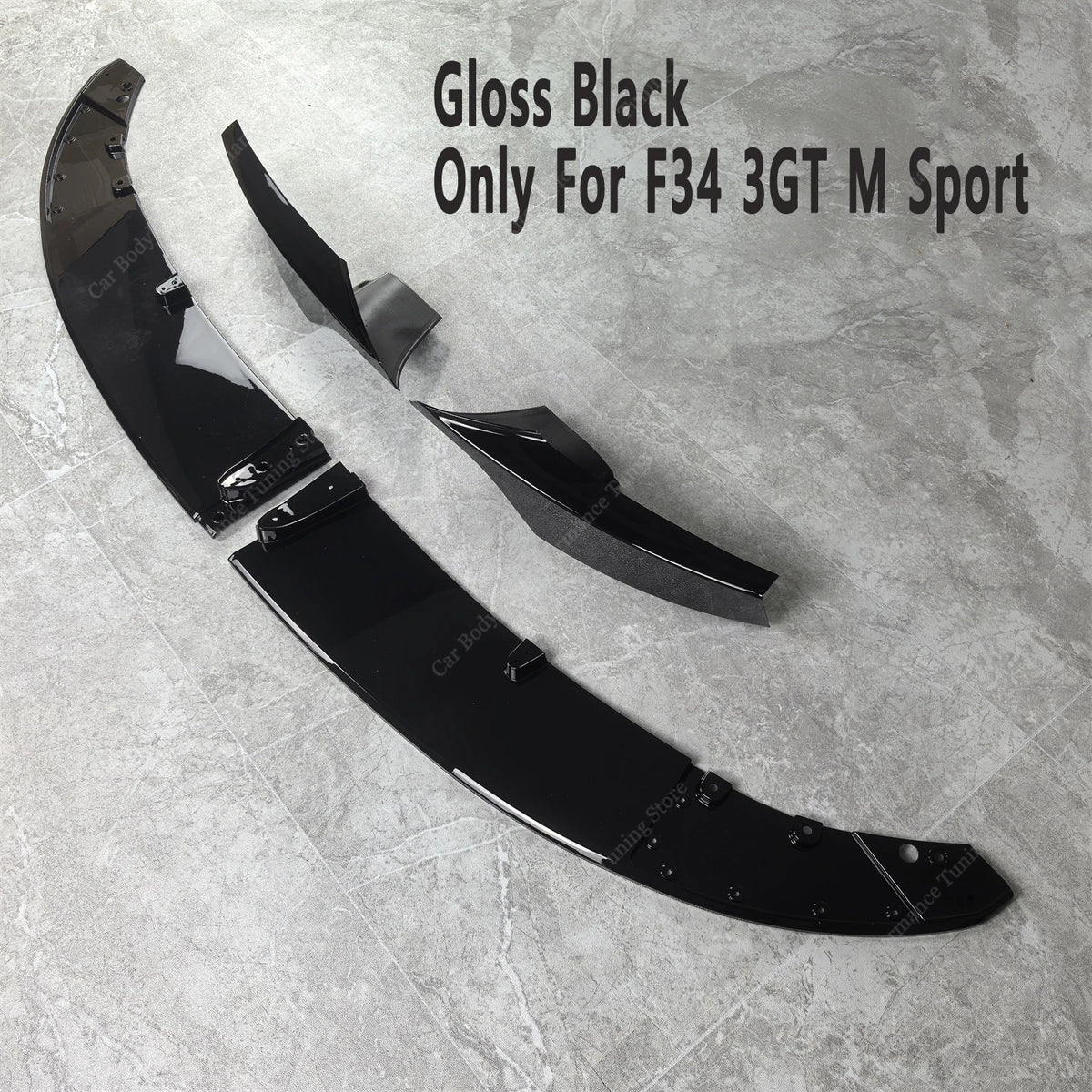 For BMW F34 3GT M Sport M Performance ABS Gloss Black Front