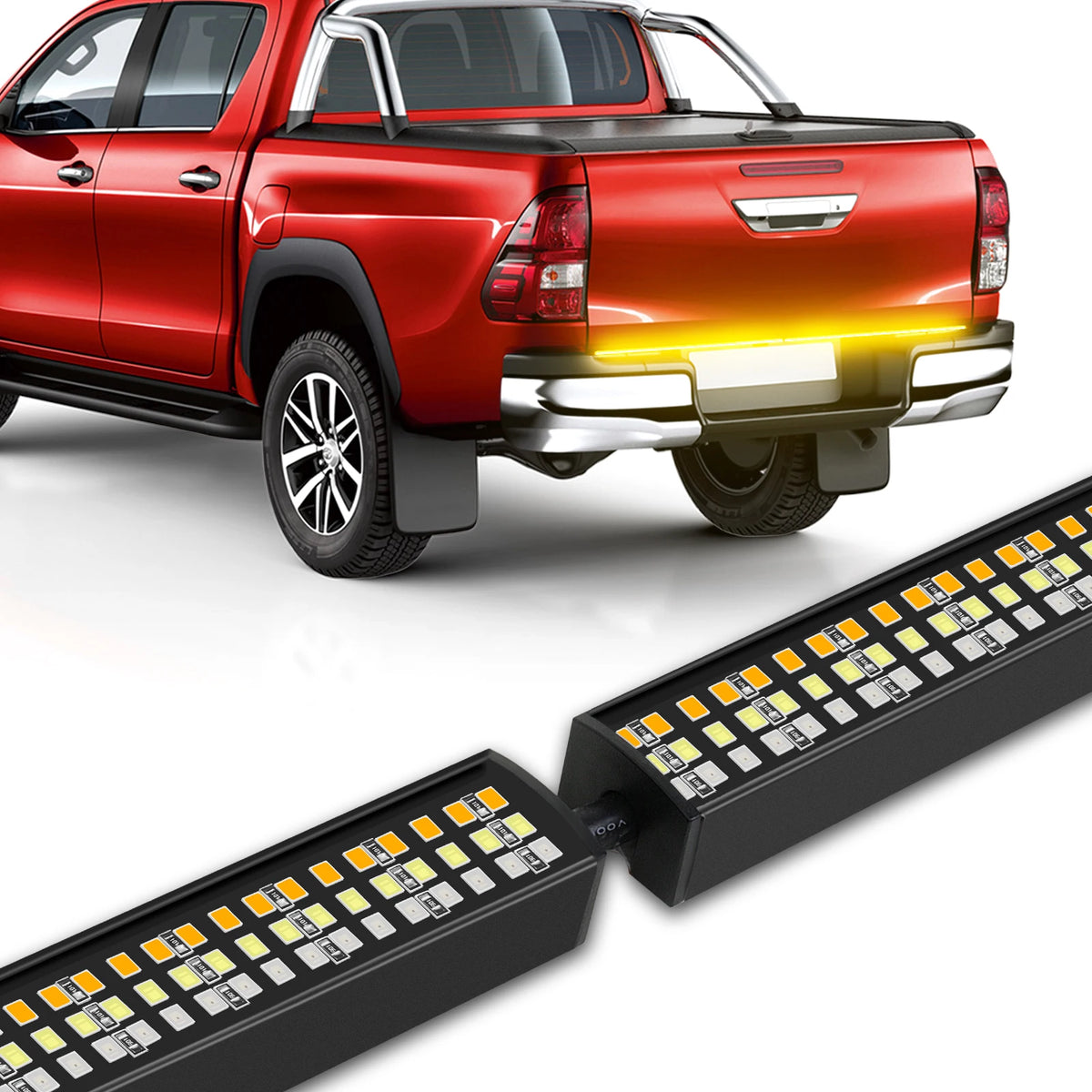 Tailgate Strip Bar Brake Turn Signal Tail Backup Running