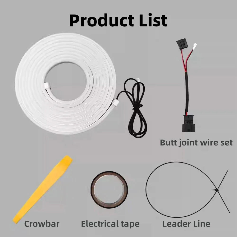 For Benz A B C E Eqe Cla Cls Class Flexible Silicone Trunk Strip