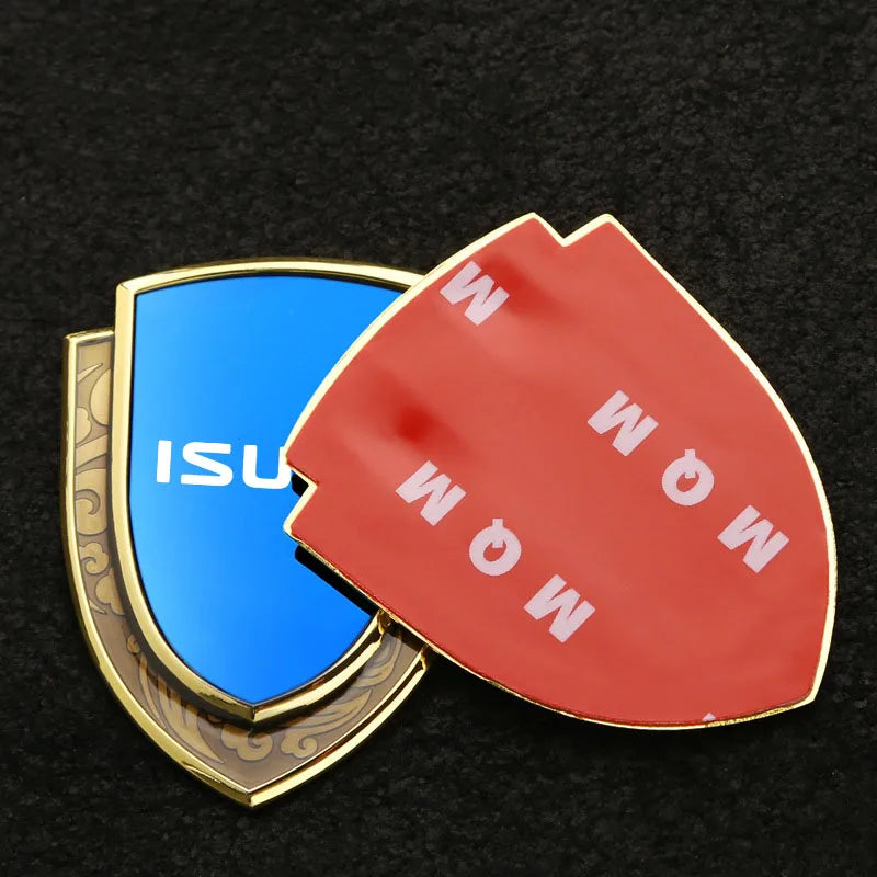 For Isuzu D-MAX D Max Dmax Metal Shield Emblem Side Fender Body