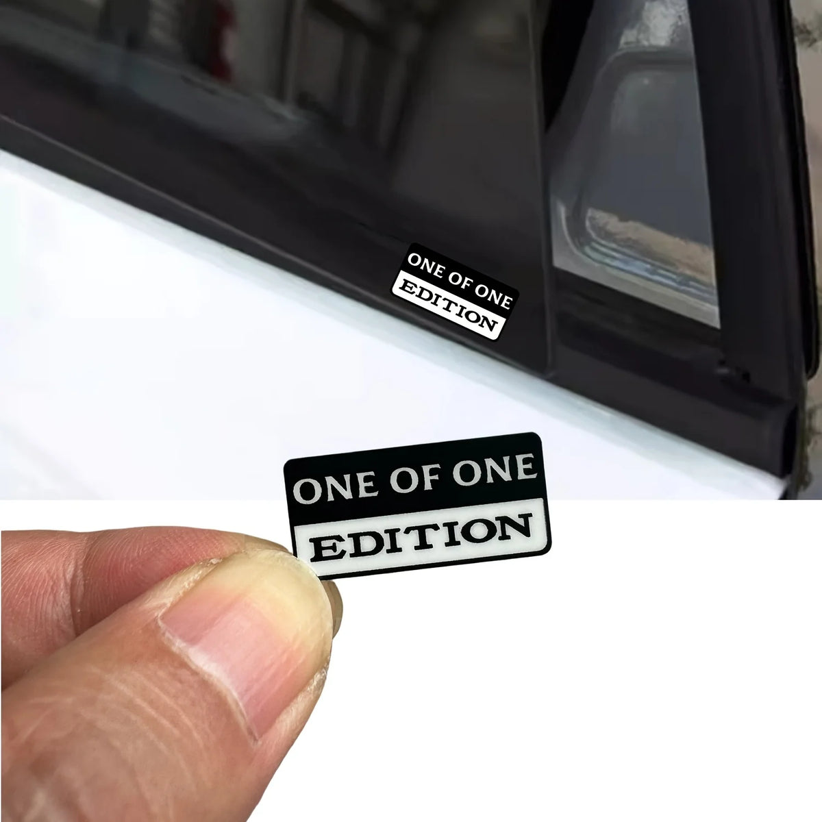 2PCS Set One Edition Sticker Waterproof Vinyl Decal Jdm