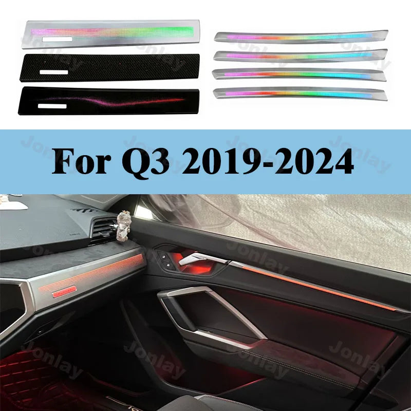 For Q3 2019-2024 Ambient Light LED Kit Interior Atmosphere Trim