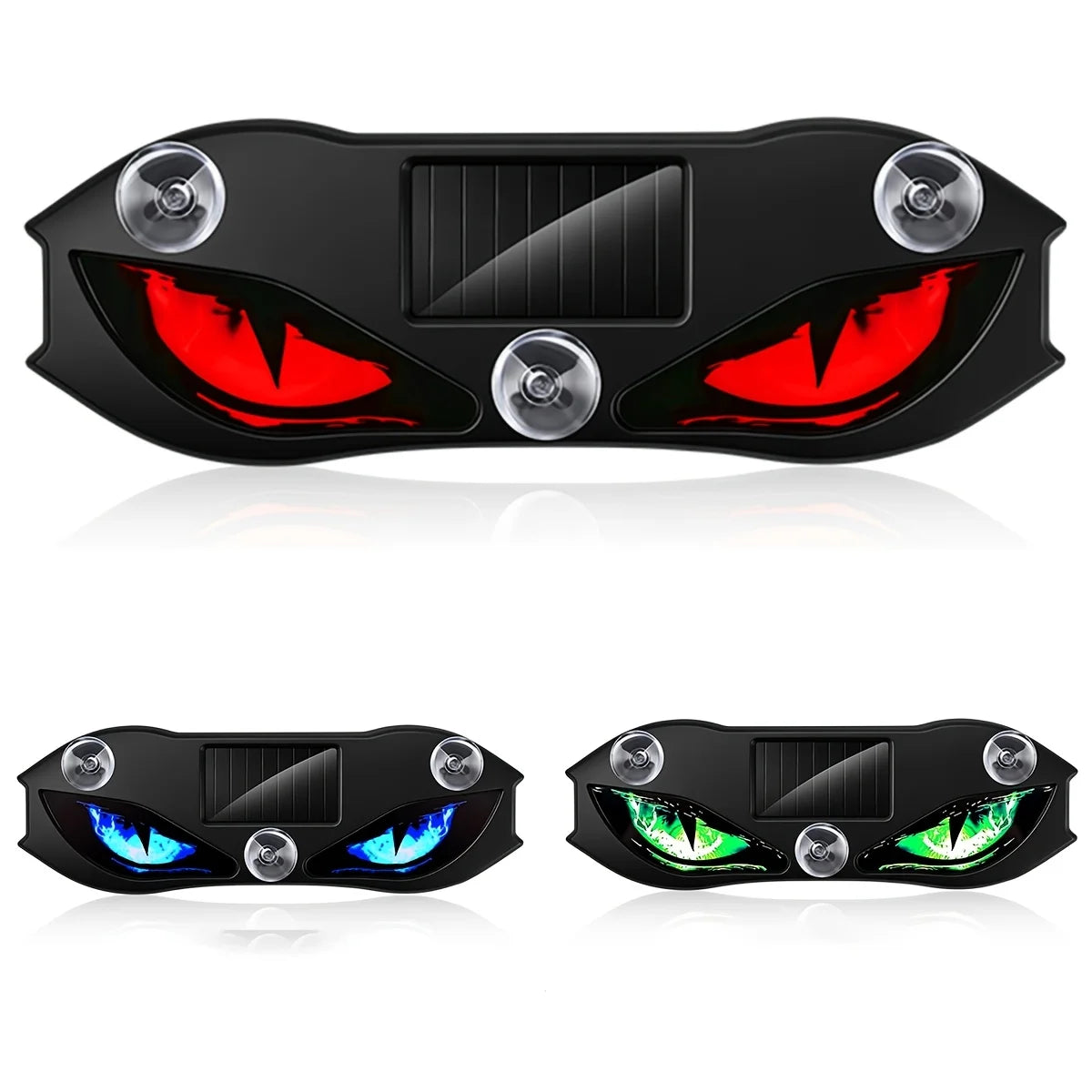 Solar Power Creative Demon Eye Cool Flashing Warning Dynamic