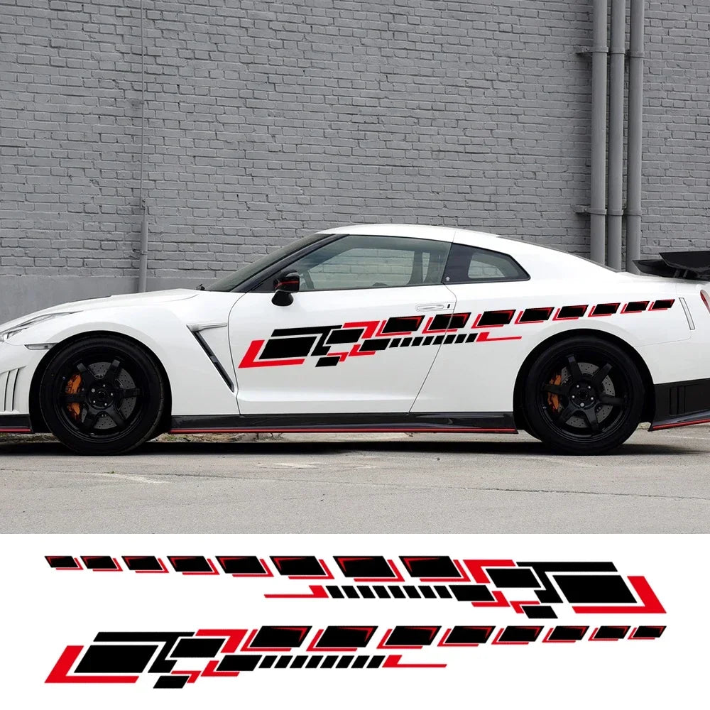 Body Side Strips Sticker Vinyl Long Strip Door Decal