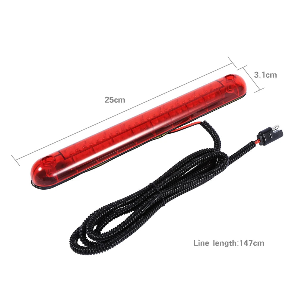 Third 3RD Brake Red 24 Mount Stop Tail 12V